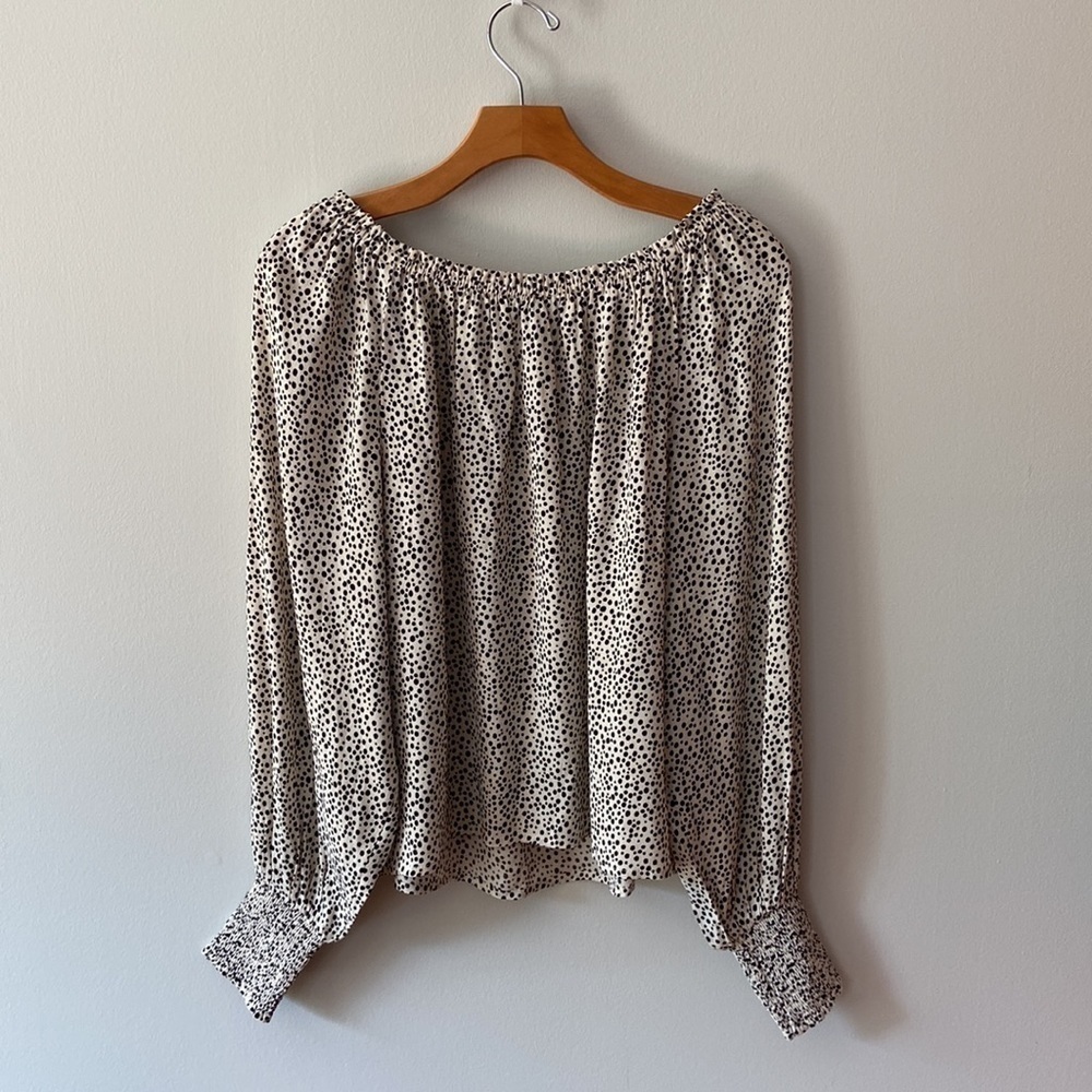 Sanctuary Sunshine Blouse Teeny Spots Size Small - Picture 4 of 15